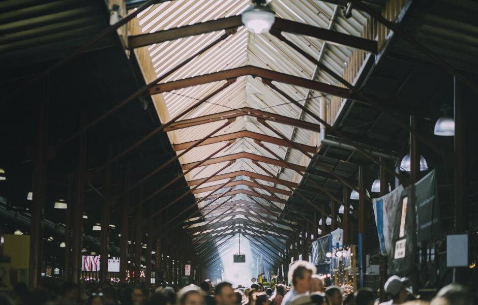 queen victoria market melbourne australia