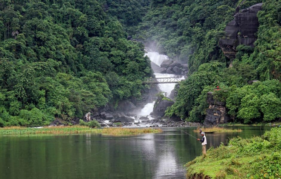 panthumai waterfall in slyhet bangladesh