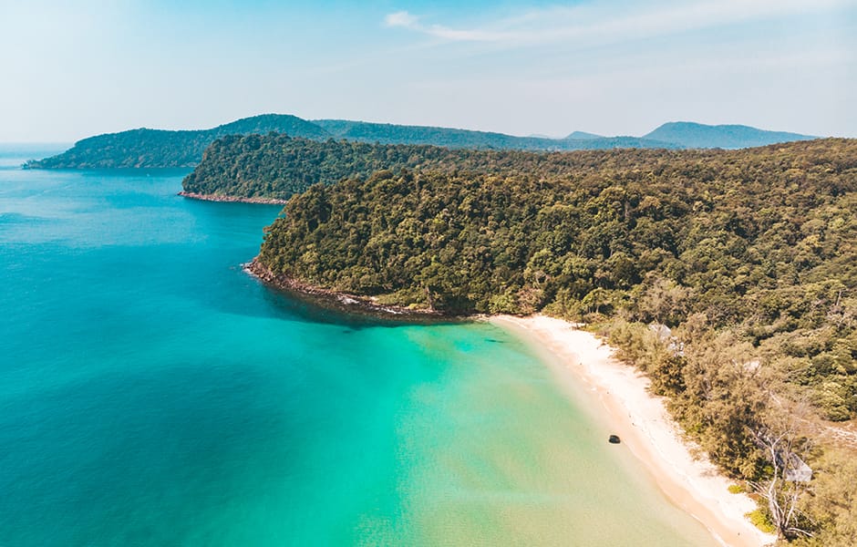 small island and sea cambodia