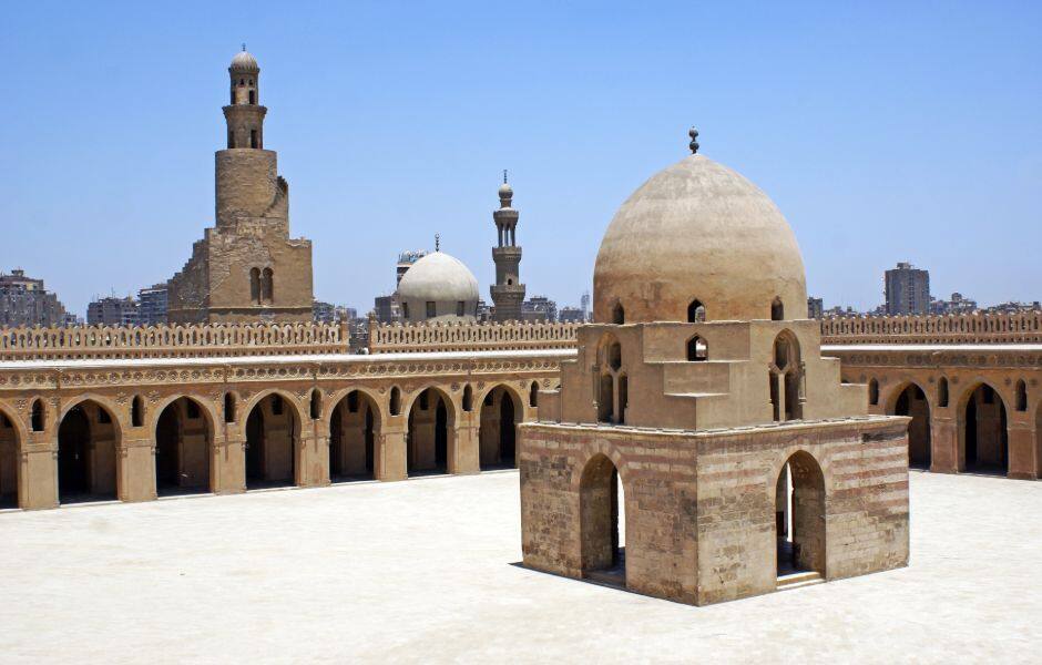 mosque of ibn tuliun in cairo