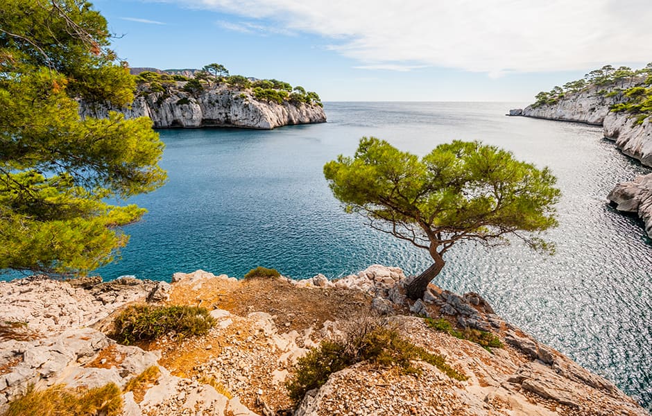 geological formation mediterranean coast france