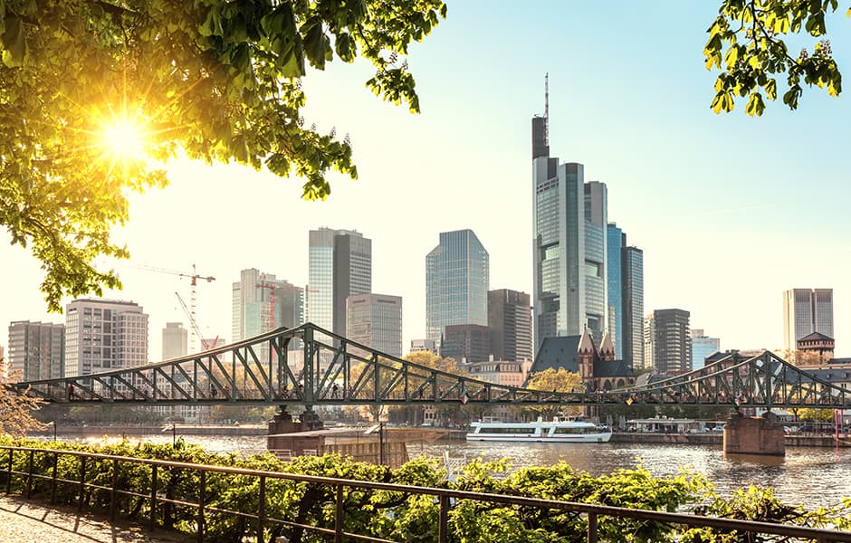 view of main tower in frankfurt