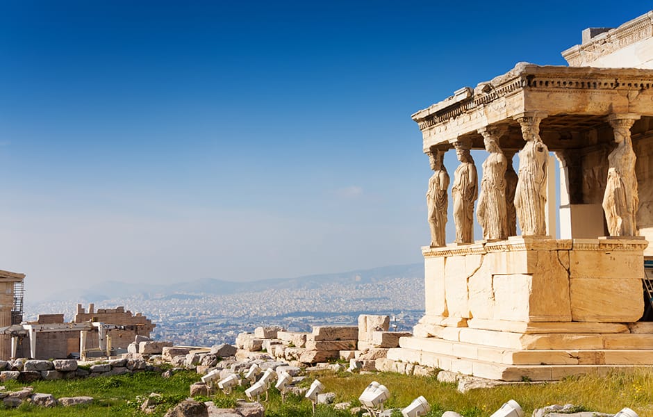 erechtheion temple in athens greece