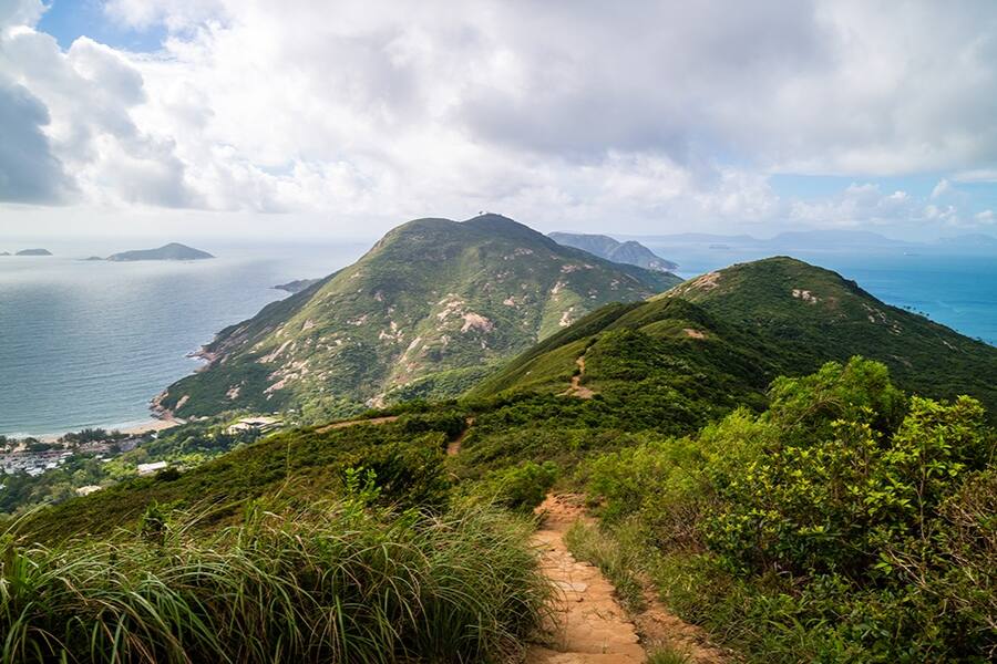 mountain hiking trail