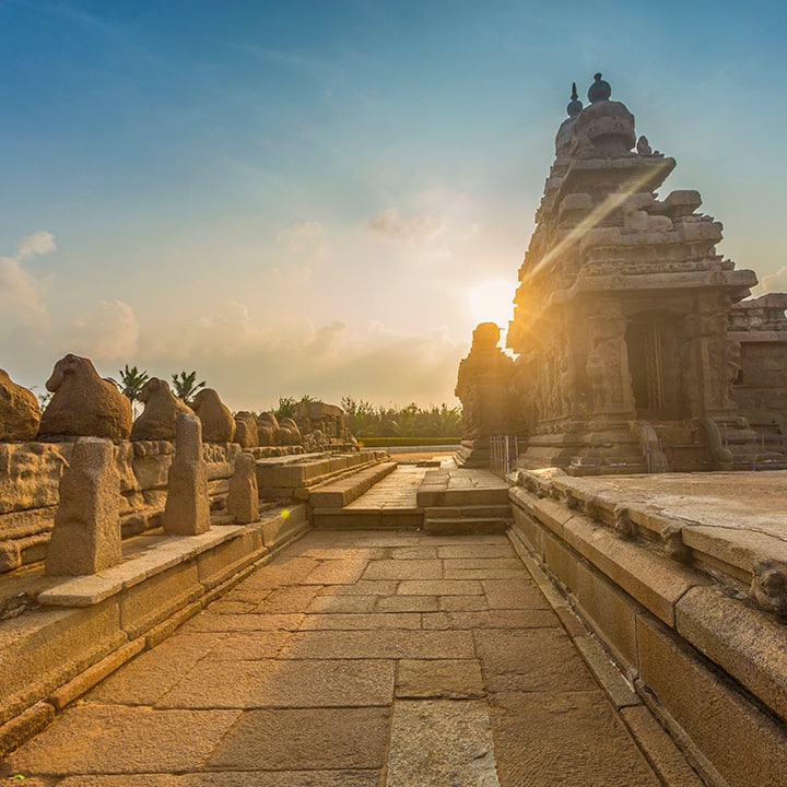 shore temple bay of bengal chennai