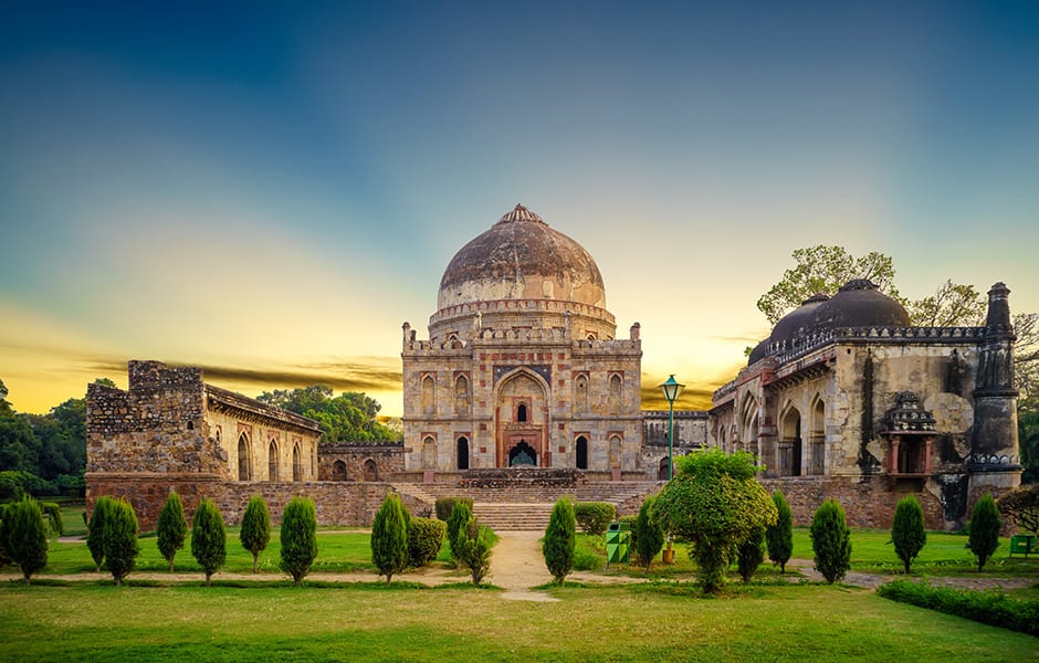 bara gumbad at lodi garden city park situated in delhi