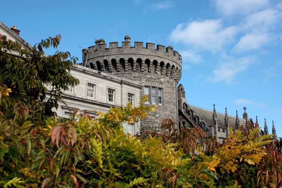 view of dublin castle in ireland