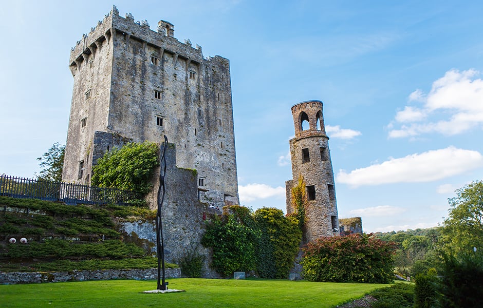 medieval stone blarney castle in cork ireland