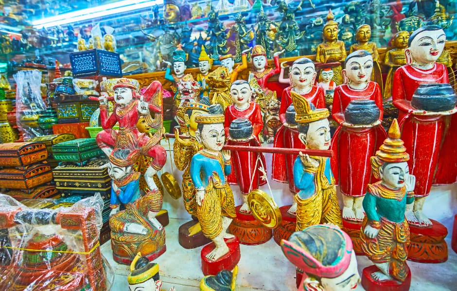 traditional dolls in yangon myanmar