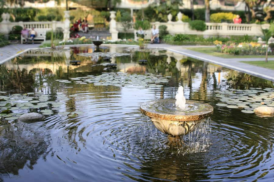 garden of deams and ponds in kathmandu nepal 