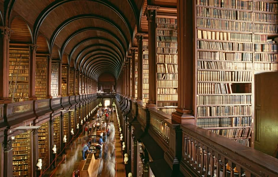 the library at trinity college dublin