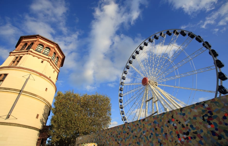 Schlossturm auf dem Burgplatz, Düsseldorf 