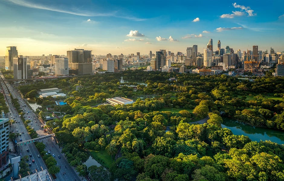 lumpini park in bangkok