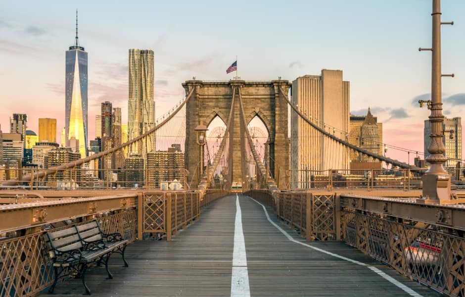 The view from Brooklyn Bridge