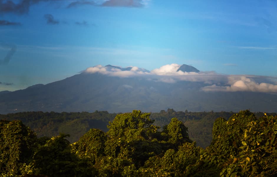 view of mount apo from brgy davao city