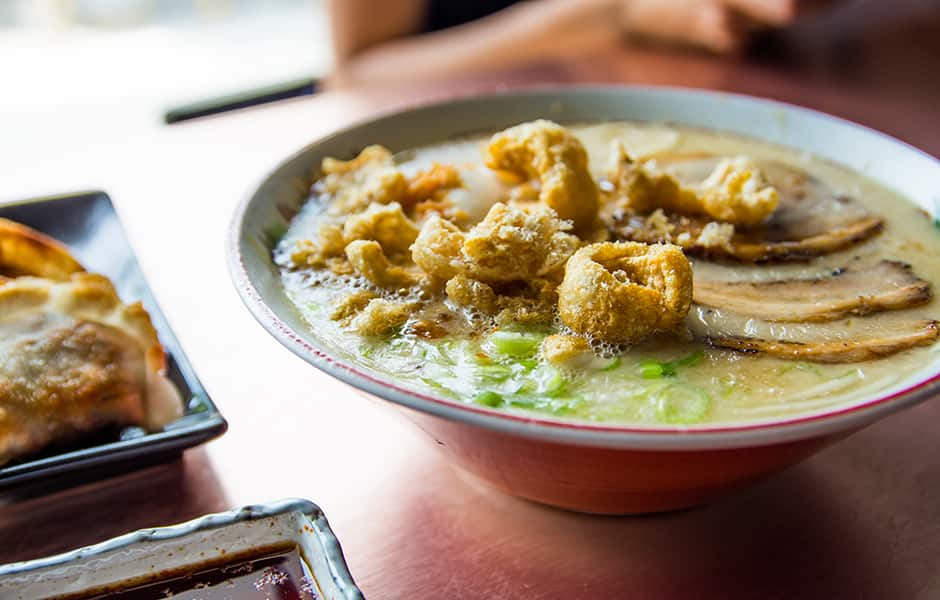 japanese ramen with la paz dish