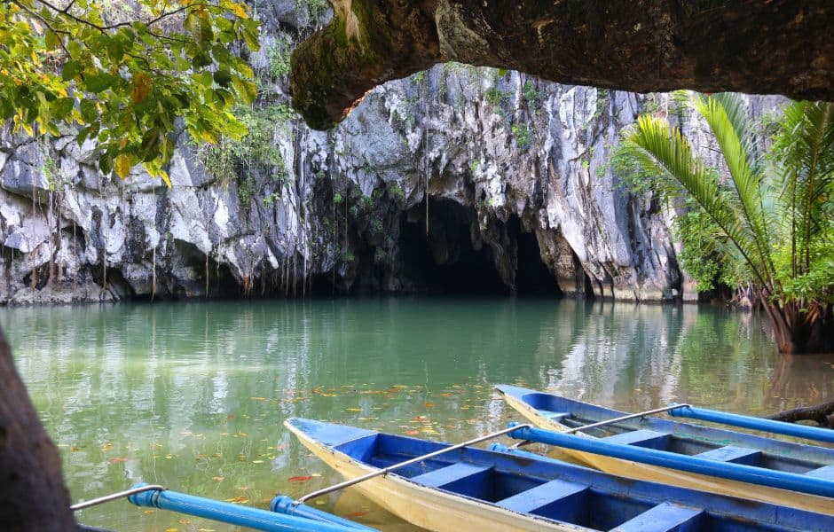 puerto princesa underground river in manila in the philippines