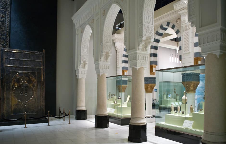 inside museum in saudi arabia