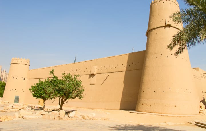 the exterior of al masmak fort in riyadh