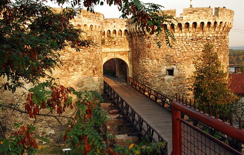 architecture details of kalemegdan fortress in belgrade serbia