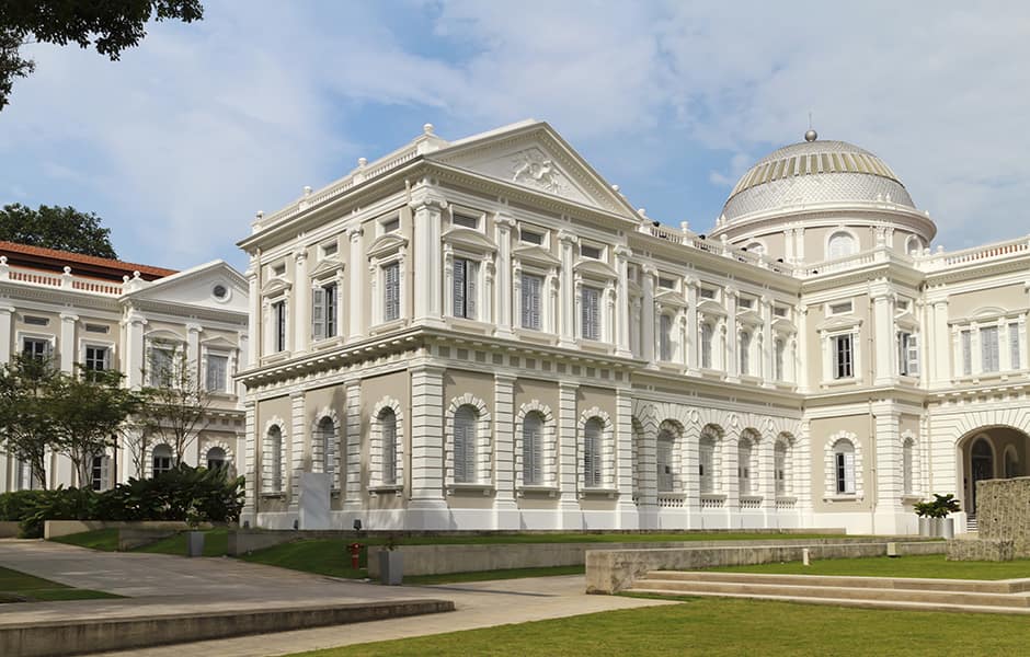 view of the national museum of singapore 