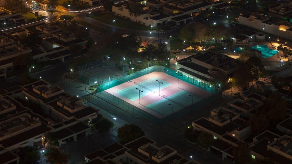 tennis court dubai uae