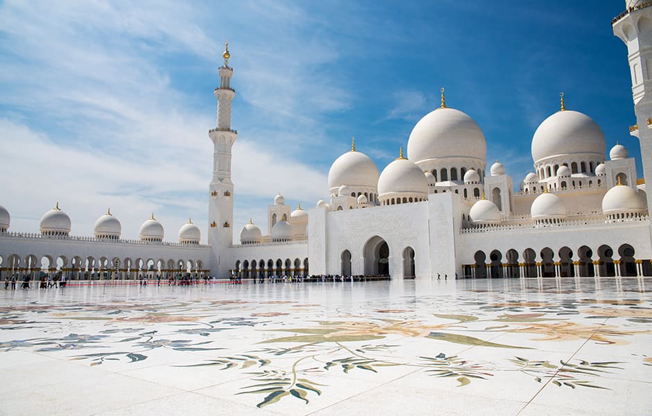 sheikh zayed mosque abu dhabi uae