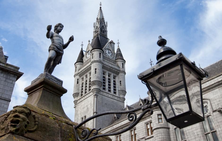 the aberdeen tolbooth museum by day