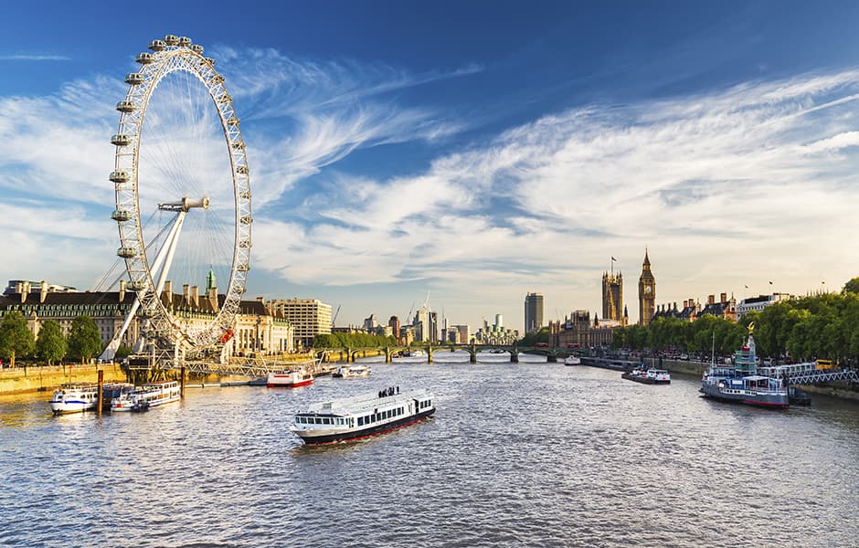 river thames and london eye