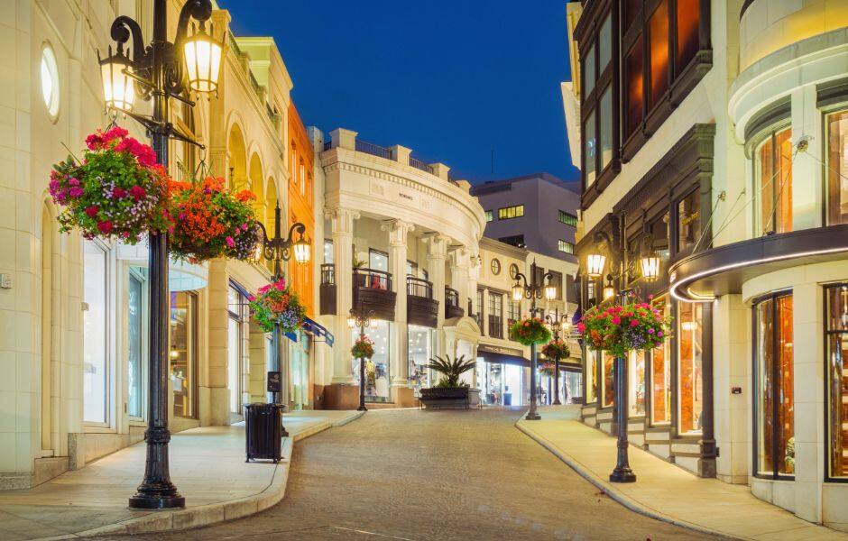 rodeo drive shops in los angeles usa