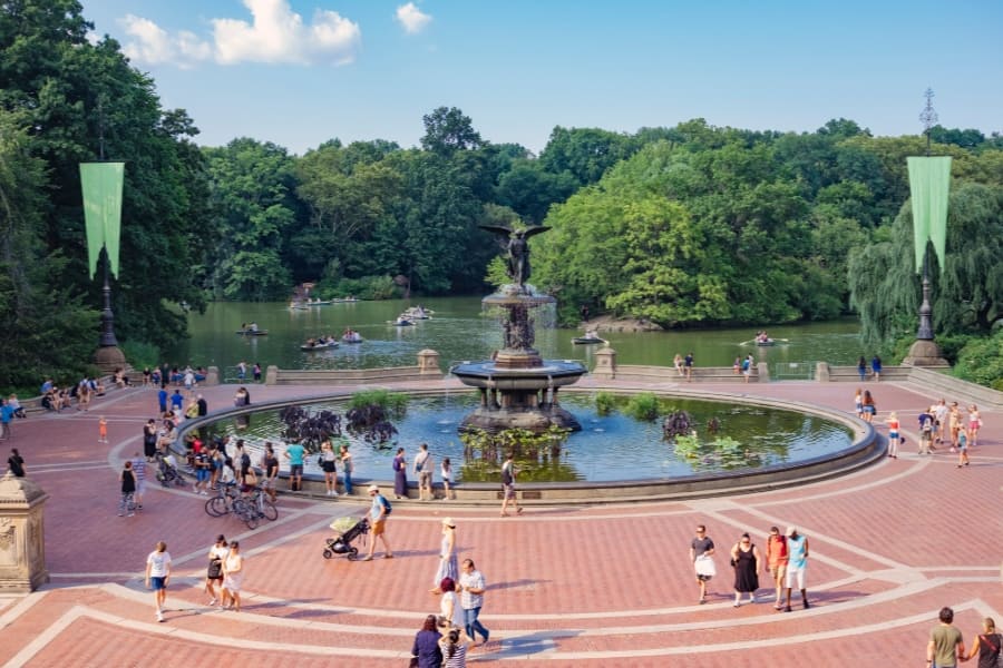 central park fountain 