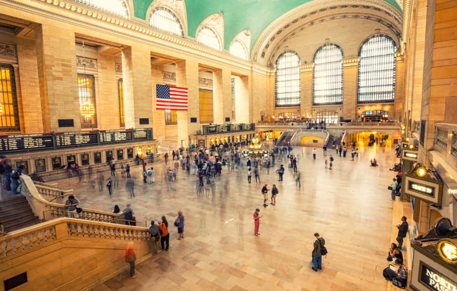 inside busy grand central station usa