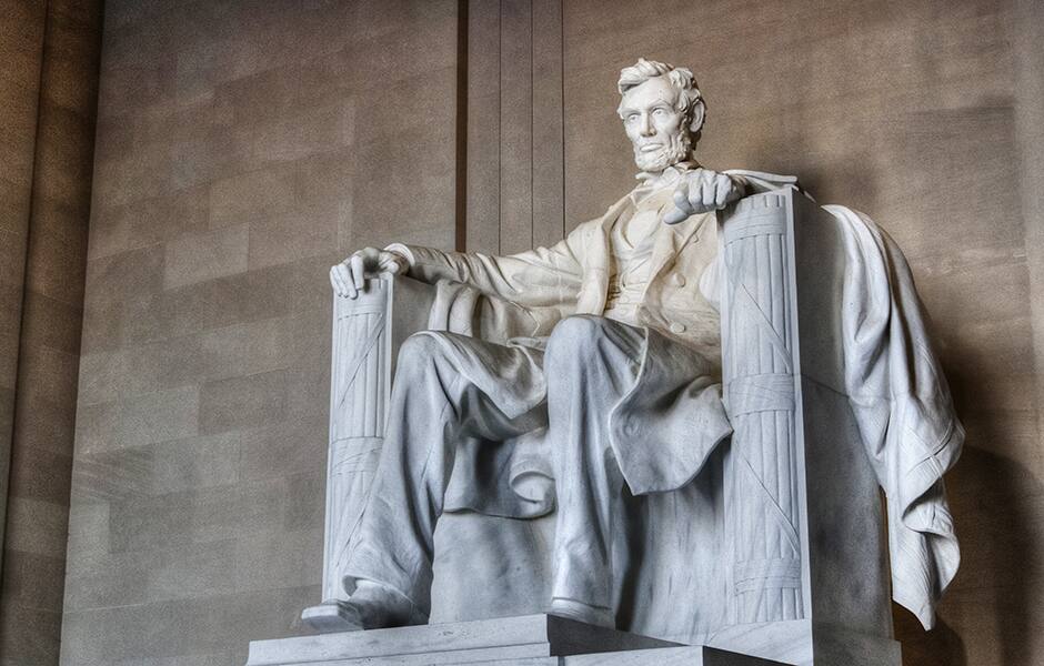 the lincoln memorial in washington dc usa 