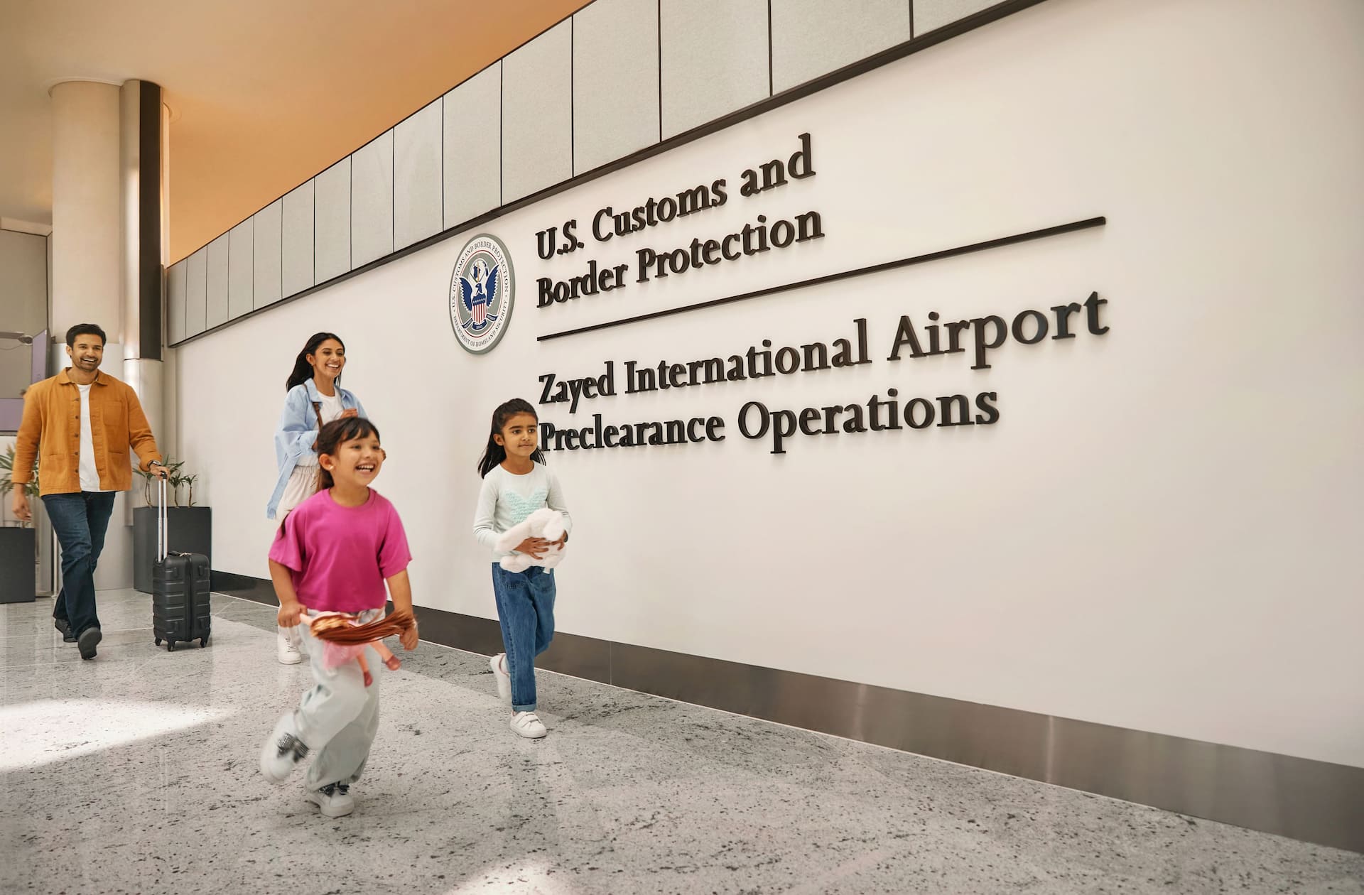 Abu Dhabi Airports and Etihad Airways transition to new U.S. Customs and Border Protection facility at Zayed International Airport