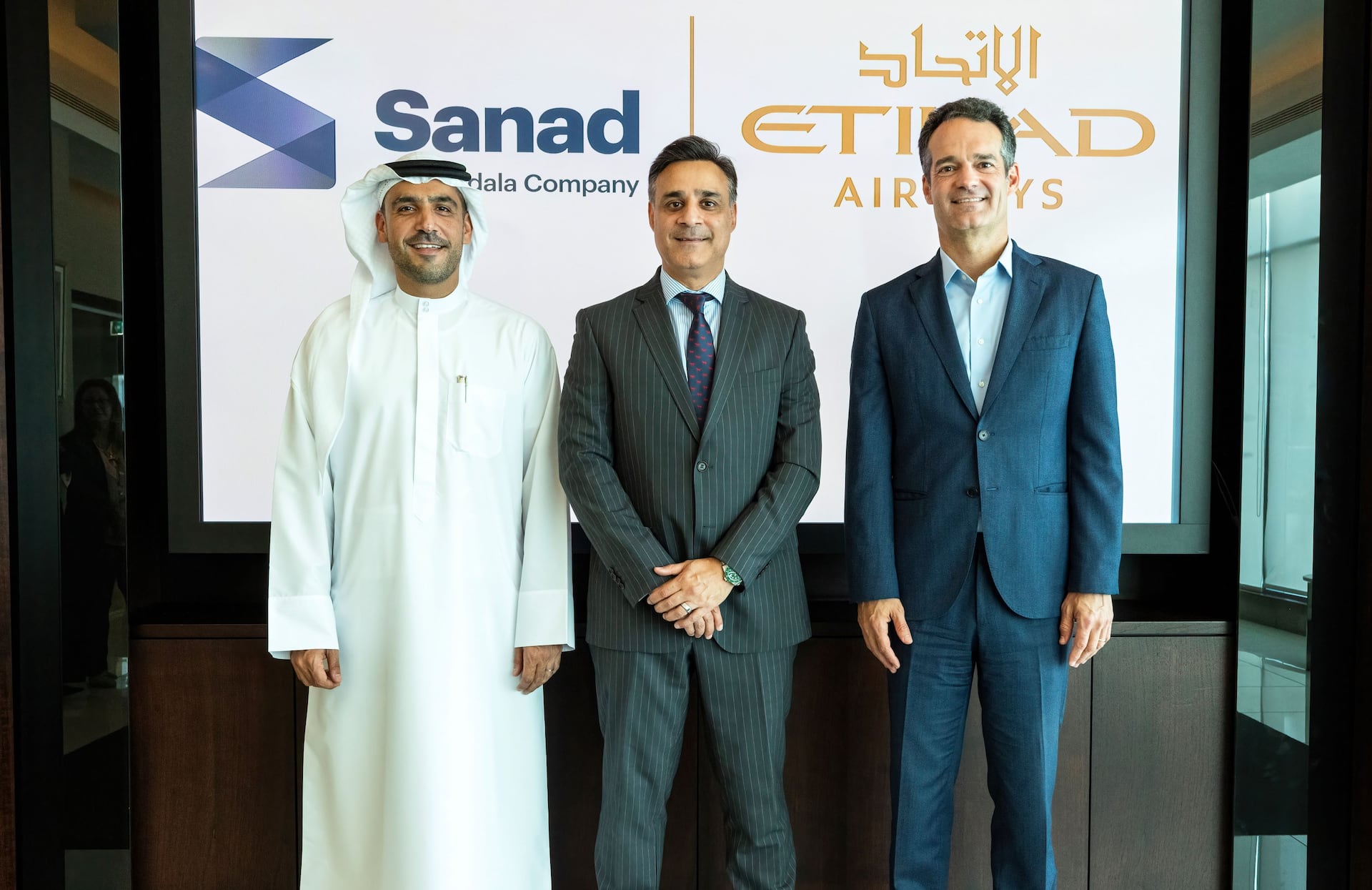 Abu Dhabi aviation leaders Sanad and Etihad announce strategic transaction underlining the Emirate’s global aviation status