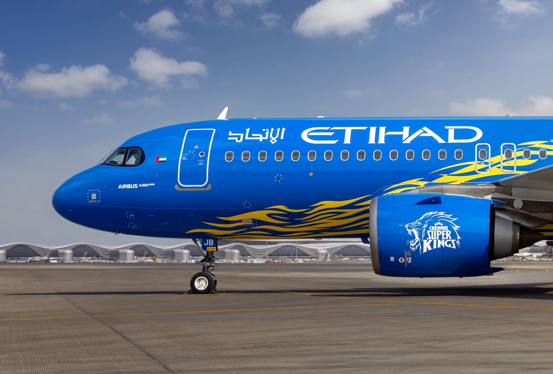 Chennai Super Kings welcomes Etihad Airways to the front of jersey