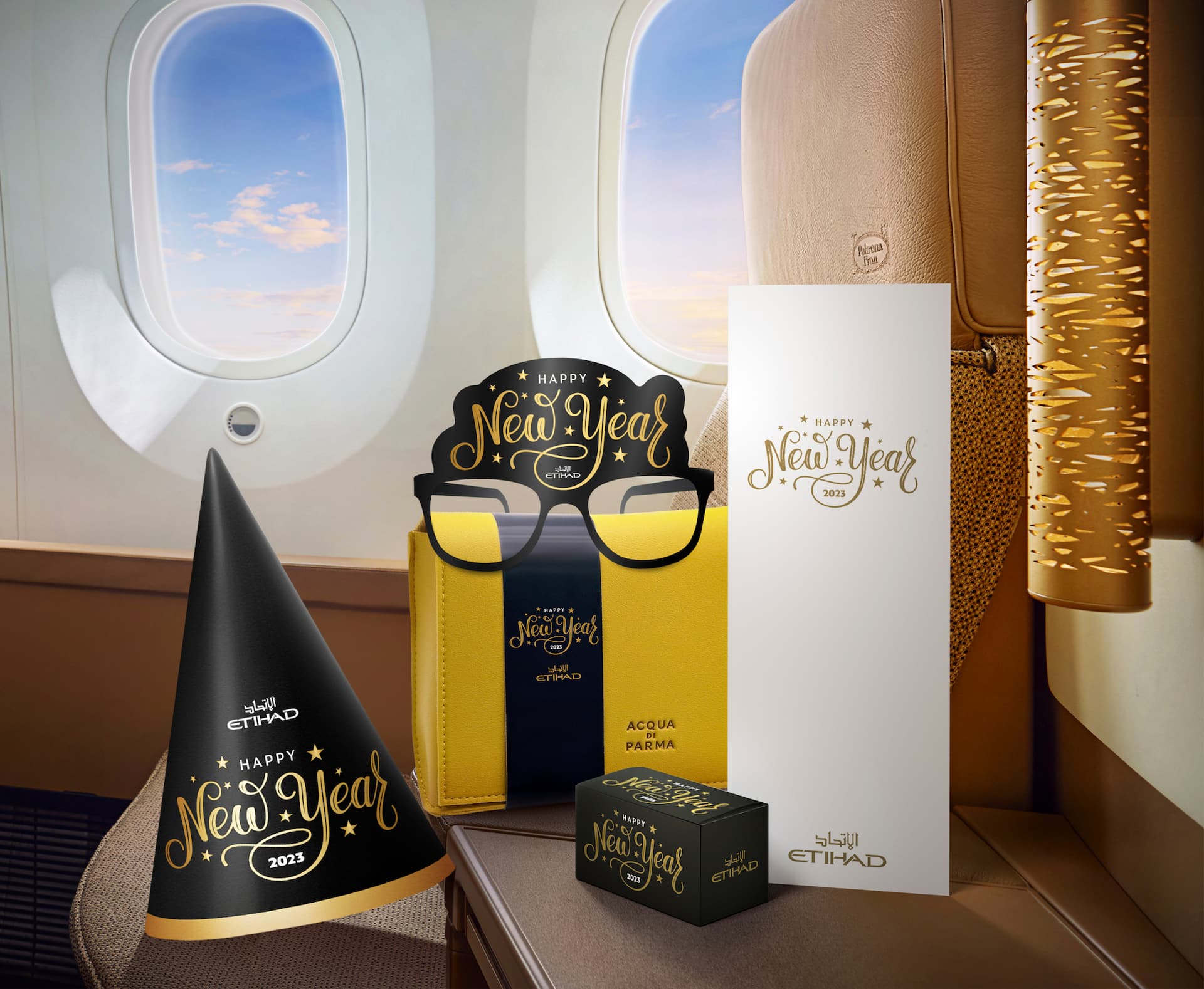 Etihad Airways celebrates the festive season and welcomes 2023 in the sky