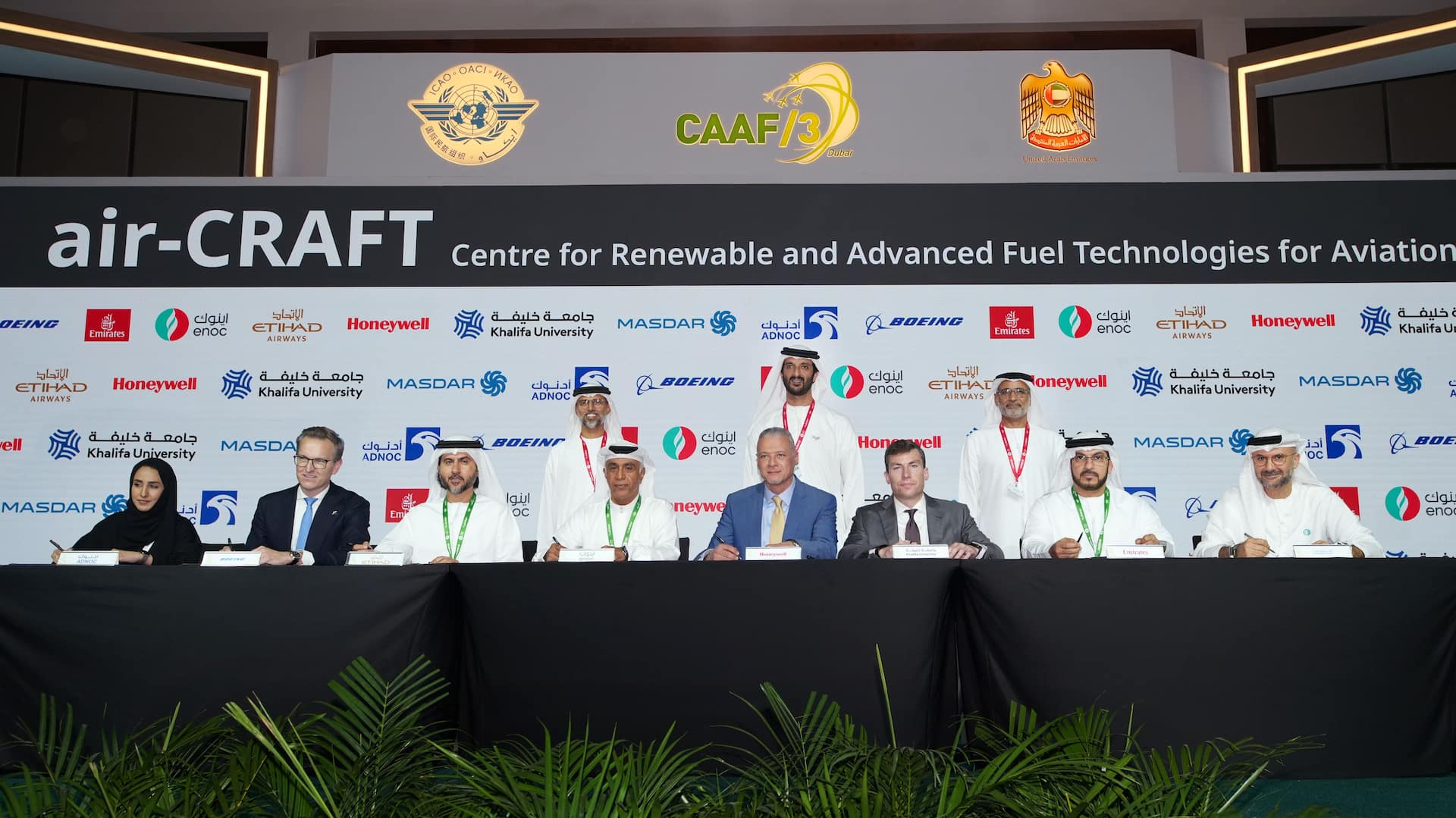 Etihad Airways joins UAE-led consortium Air-CRAFT to research renewable and advanced aviation fuels