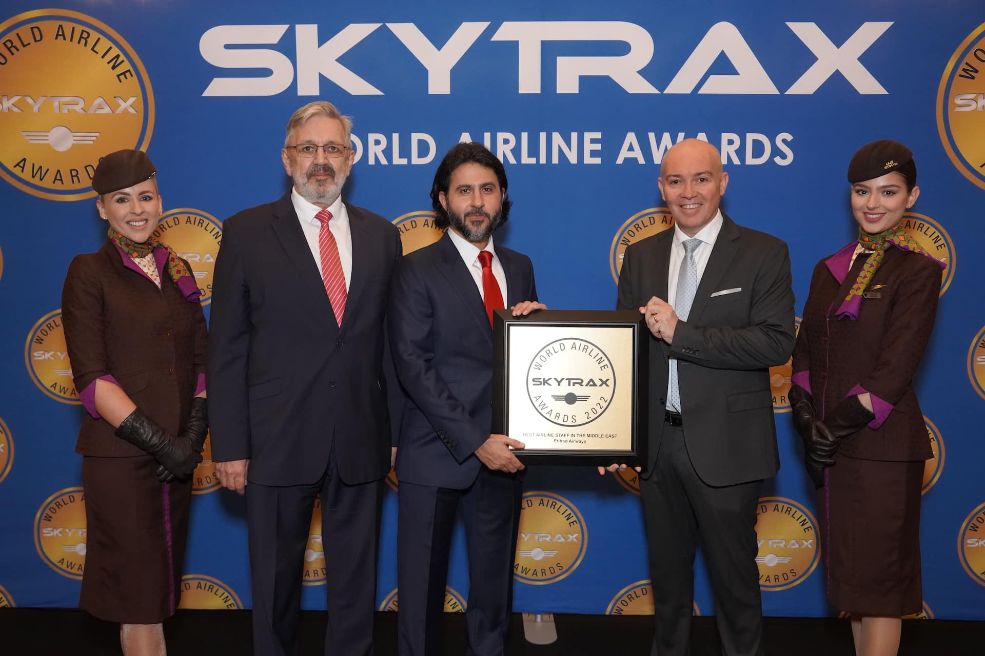 Etihad named Best Airline Staff Service in the Middle East